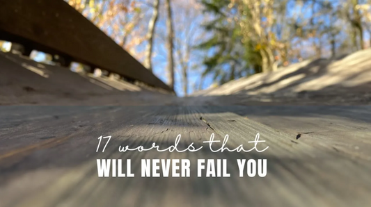 17 words that will never fail you