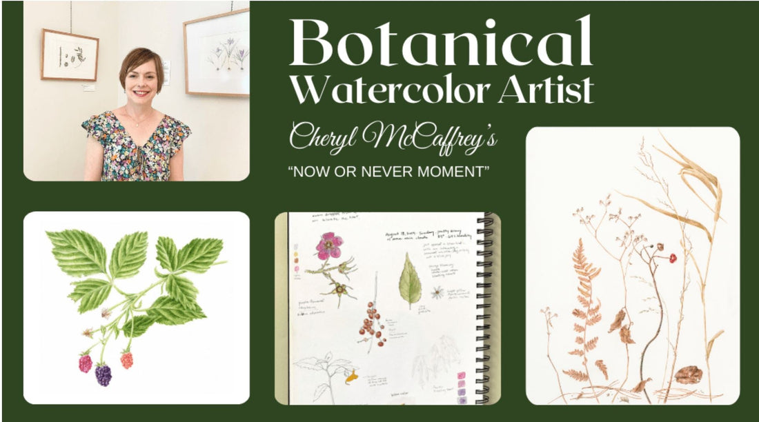 botanical watercolor artist Cheryl McCaffrey