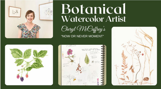 botanical watercolor artist Cheryl McCaffrey