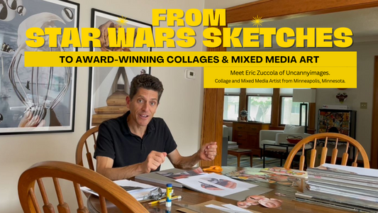 From Star Wars Sketches to Award-Winning Collages & Mixed Media Art