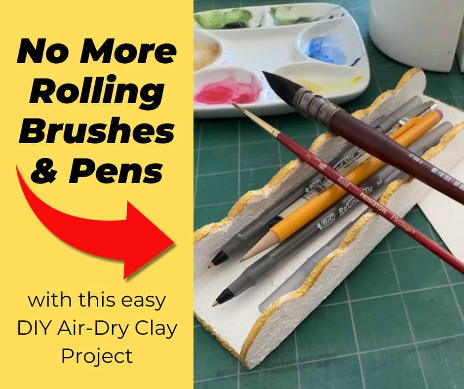 Transform Your Workspace with One Simple Air Dry Clay Project