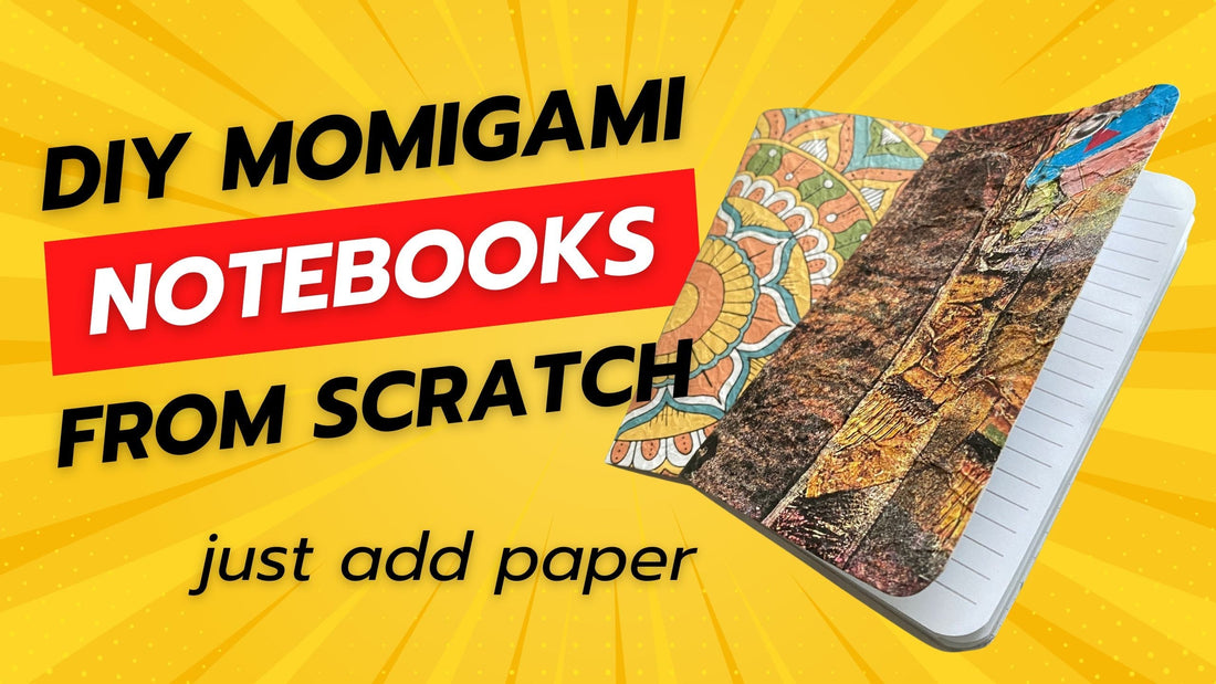 what to do with momigami. make a notebook