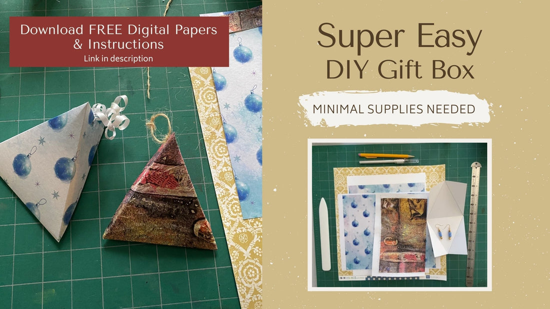 Make an easy gift box with minimal supplies