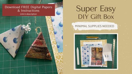 Make an easy gift box with minimal supplies