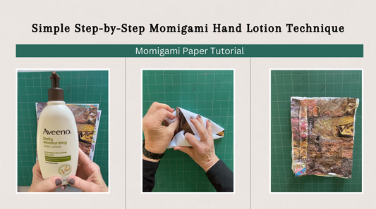 How to make Japanese kneaded Momigami paper fabric