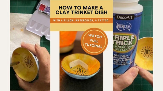 Make an Air-Dry Clay Trinket Dish with 3 Unique Techniques