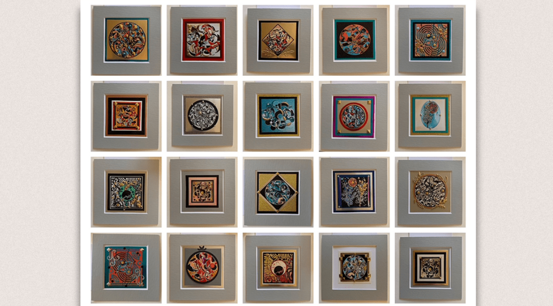 geometric artist Tim O'Daniel Akron Ohio