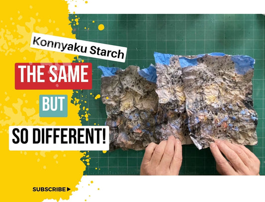 I Tried Konnyaku Starch on Fabric (and It Actually Worked)