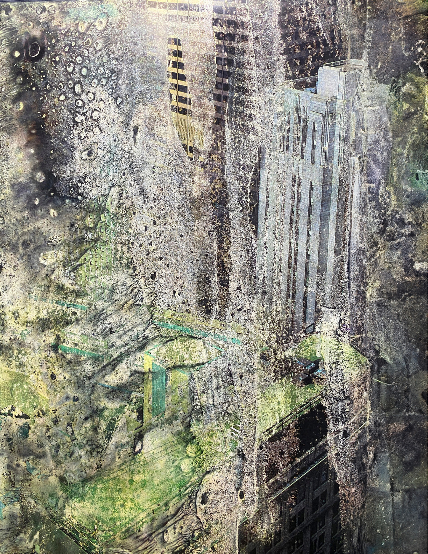 National Geographic + CitraSolv Digital Papers - Yellow/Green Toned