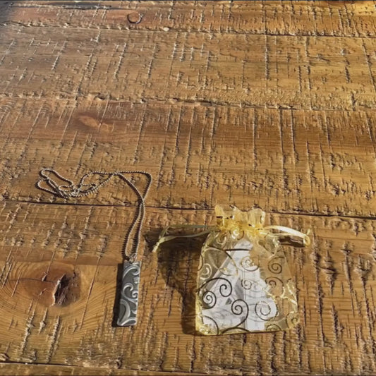 Handcrafted Sterling Silver Hidden Message Pendant